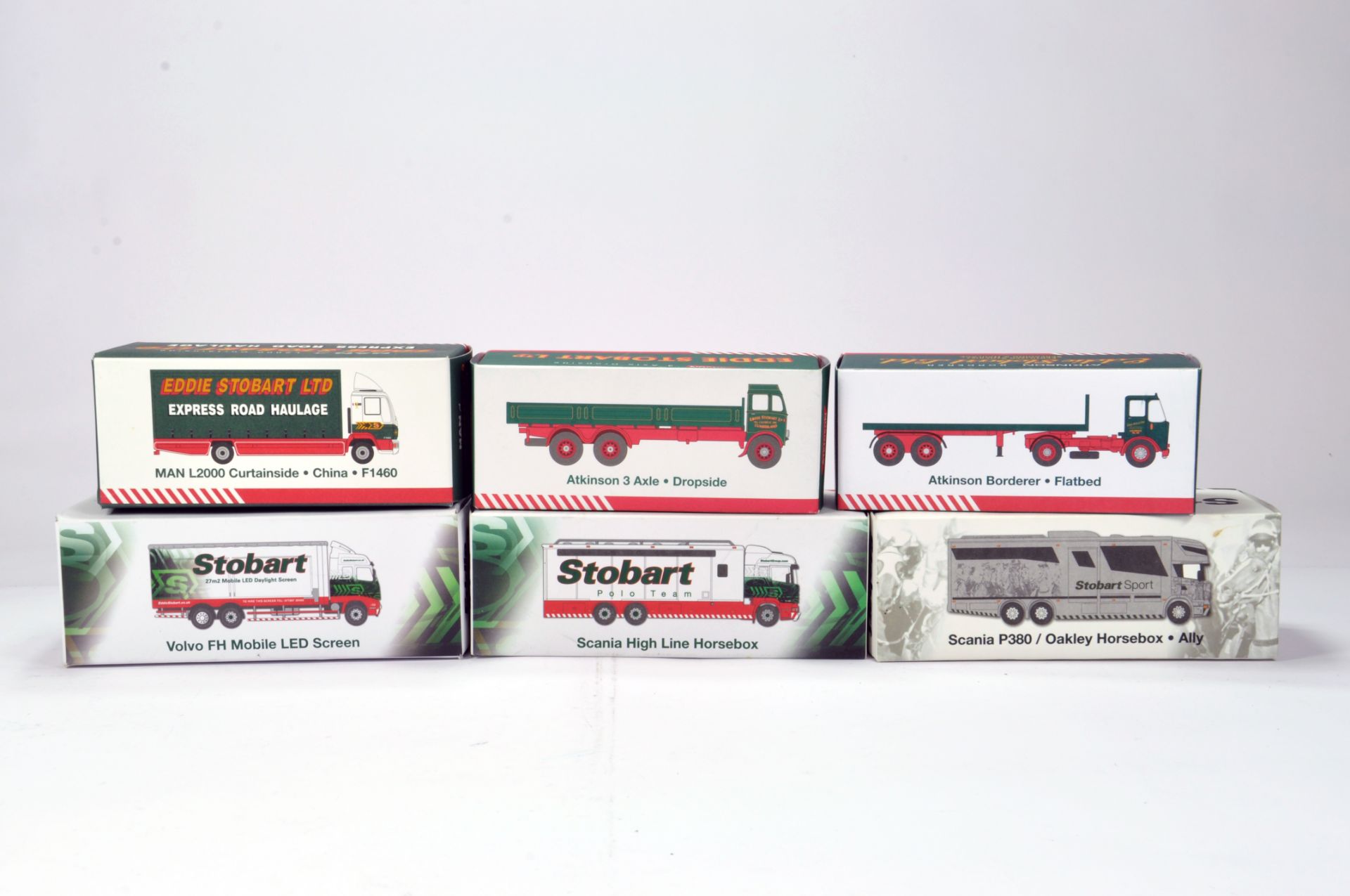 Oxford Diecast 1/76 Commercial Diecast Construction Issue comprising Limited Edition Stobart