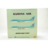 FOX Models 1/200 Aircraft issue comprising Boeing 747 in livery of Korean Air. E to NM in box.