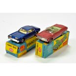 Corgi Boxed Diecast Duo comprising No. 264 Oldsmobile Toronado plus No. 246 Chrysler Imperial. F