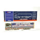 Corgi 1/50 Diecast Truck Issue Comprising CC12205 Scania Curtain Trailer in livery of Stan Robinson.