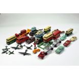 Group of generally playworn diecast toys comprising various makers including Dinky and Corgi plus