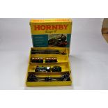 Hornby O Gauge Tin Plate Issue Locomotive Set. Generally VG in Box.