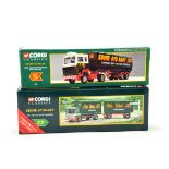 Corgi 1/50 Diecast Truck issues Comprising Eddie Stobart Corgi Classics Duo. NM to M in Boxes. (2)