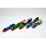 Group of Thomas the Tank Engine Toys.