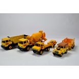 Britains 1/32 Farm Issues comprising Autoway series Tipper Lorry, Cement Lorry, Unimog, Land Rover