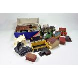 A Quantity of Hornby model railway items comprising accessories and buildings. Conditions