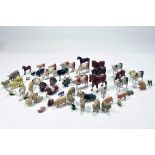 A large group of Metal Farm Animals. Various makers including Britains, T&B and others. F to G.