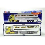 Corgi 1/50 Diecast Truck Issue Comprising CC14029 Volvo FH Fridge Trailer in livery of Iggy