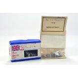 VM Miniatures Case 12-20 Tractor Kit plus Rowland Miniatures Horse Drawn Plough. Complete.