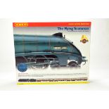 Hornby OO Gauge The Flying Scotsman Train Pack, A4 Class Locomotive and three passenger coaches.