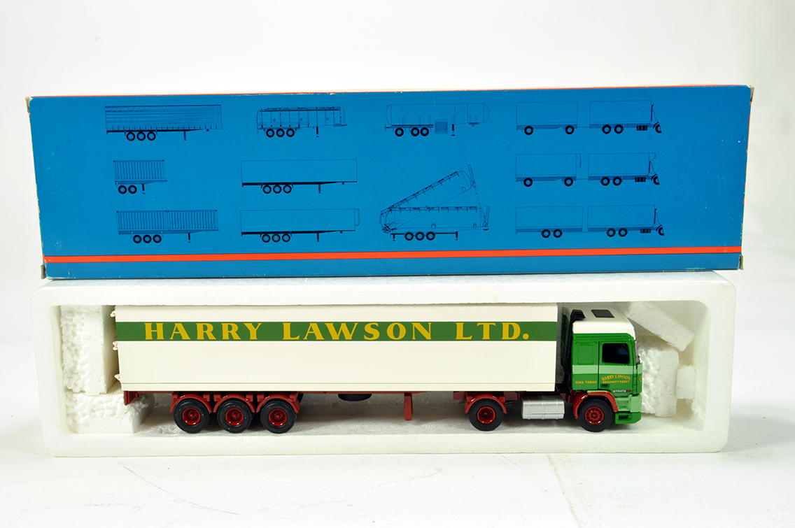 Tekno 1/50 Diecast Truck Issue Comprising Iveco Box Trailer in livery of Harry Lawson. NM to M in