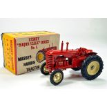 Lesney Major Scale No. 1 (Large Scale) Massey Harris 745D Tractor. Superb Example in Red with Gold