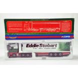 Corgi 1/50 Diecast Truck Issue Comprising CC13801 MB Actros Fridge Trailer in livery of Eddie