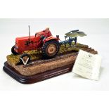 Border Fine Arts Limited Edition Figurine comprising Reversible Ploughing - Nuffield Tractor. Lovely