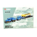 Corgi 1/50 Diecast Truck Issue Comprising 18002 Pickfords Heavy Haulage Set. E to NM in Box.