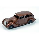 Dinky No. 39a Packard in brown, with black ridged hubs. A nice example is E.