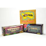 Trio of diecast issues comprising Solido Bus Duo and Corgi Set. E to NM in Boxes.