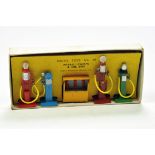 Dinky No. 49 Petrol Pumps and Oil Bin. Generally VG to E in VG inner card tray.