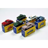 Matchbox Assortment of Regular Wheels Issues. Inc Jaguar Sedan, Scout Car, Rolls Royce and others.