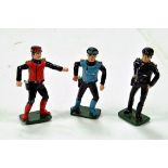 Various Hand Painted Metal Figure issues comprising Captain Scarlet and others. Generally VG.