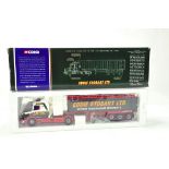 Corgi 1/50 Diecast Truck Issue Comprising CC12802 Scania T Cab Bulk Tipper Trailer in livery of