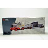 Corgi Heavy Haulage issue comprising no. 17602 Scammell Constructor and Trailer. Sunter Brothers.