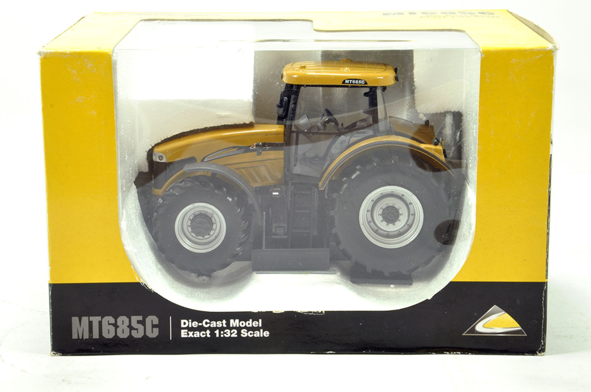 Universal Hobbies 1/32 Farm Issue comprising Challenger MT685C tractor. NM to M in Box.