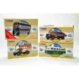 Corgi Commercial Diecast Group comprising trio of bus issues and one other. E to NM in Boxes.