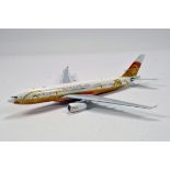 Inflight Models 1/200 Aircraft issue comprising Airbus A330 airliner in Livery of Gulf Air. E to