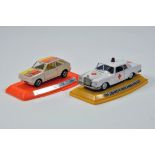 Pilen (Spain) 1/43 Diecast model comprising Ford Fiesta plus M-296 Mercedes Ambulance. E to NM in