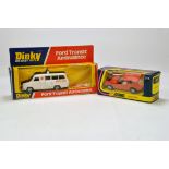 Dinky No. 274 Ford Transit Ambulance plus Corgi No. 315 Lotus Elite. NM in VG Boxes.