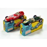 Corgi No. 150S Vanwall F1 Racing Car plus No. 155 Lotus Climax F1 Racing Car. G to VG in G to VG