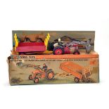 Corgi No. GS9 Massey Ferguson 165 Tractor with Shovel and Tipping Trailer. Generally G in F Box.