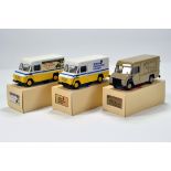 Lion Toys Diecast Promotional issues of Commer Van comprising British Caledonian Airways plus duo of