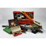 An assortment of mostly Hornby OO Gauge railway items comprising accessories, track, locomotives