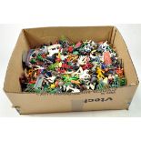 A Large selection of plastic figures from various makers. (qty)