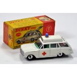 Dinky No. 278 Vauxhall Ambulance. E to NM in G Box.