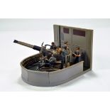 An Impressive Diorama from Mountford Miniatures in 1/32 scale of a WWII US Navy AA Gun emplacement