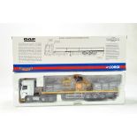 Corgi 1/50 Diecast Truck Issue Comprising CC13219 DAF XF Crane Trailer and Pallet Load in livery