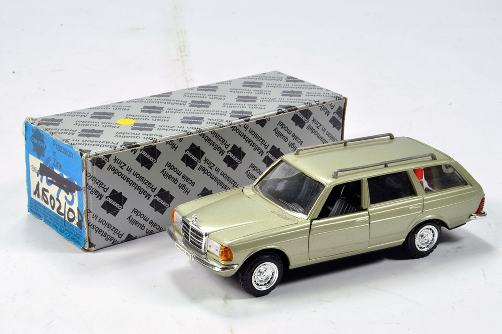 Conrad Diecast Issue comprising Mercedes Estate Car. Pale Green. VG to E in Box.