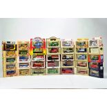 Large assortment of Lledo Days Gone Promotional Diecast Models. Generally NM to M in Boxes. (35)