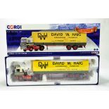 Corgi 1/50 Diecast Truck Issue Comprising CC15308 Scania 141 Tilt Trailer in livery of David Haig.