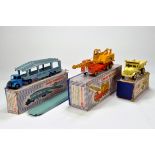 Dinky Diecast Trio comprising No. 982 Pullmore Car Transporter, 972 Coles Crane and 965 Euclid