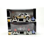 Solido Racing Collection Diecast 1/18 scale issues comprising Renault 5 and Aston Martin. NM in