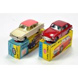 Corgi Boxed Diecast Duo comprising No. 234 Ford Consul Classic plus No. 327 MGB GT. Generally G in G