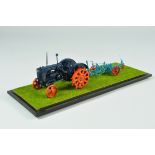 Scaledown Models 1/32 Hand Built Fordson E27N Tractor and Plough Set. Superb model contained in