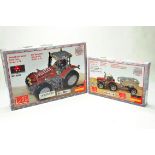 Duo of Tractor Construction Kits from Tronico. Both Complete.