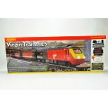 Hornby OO Gauge comprising R1023 Virgin Trains 125 Train Set. NM.