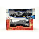 Maisto Diecast 1/18 scale issue comprising Lamborhini plus Mira Ferrari 512. NM in Boxes.