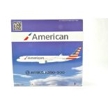 Inflight Models 1/200 Aircraft issue comprising Airbus A350-900 Airliner in Livery of American. E to